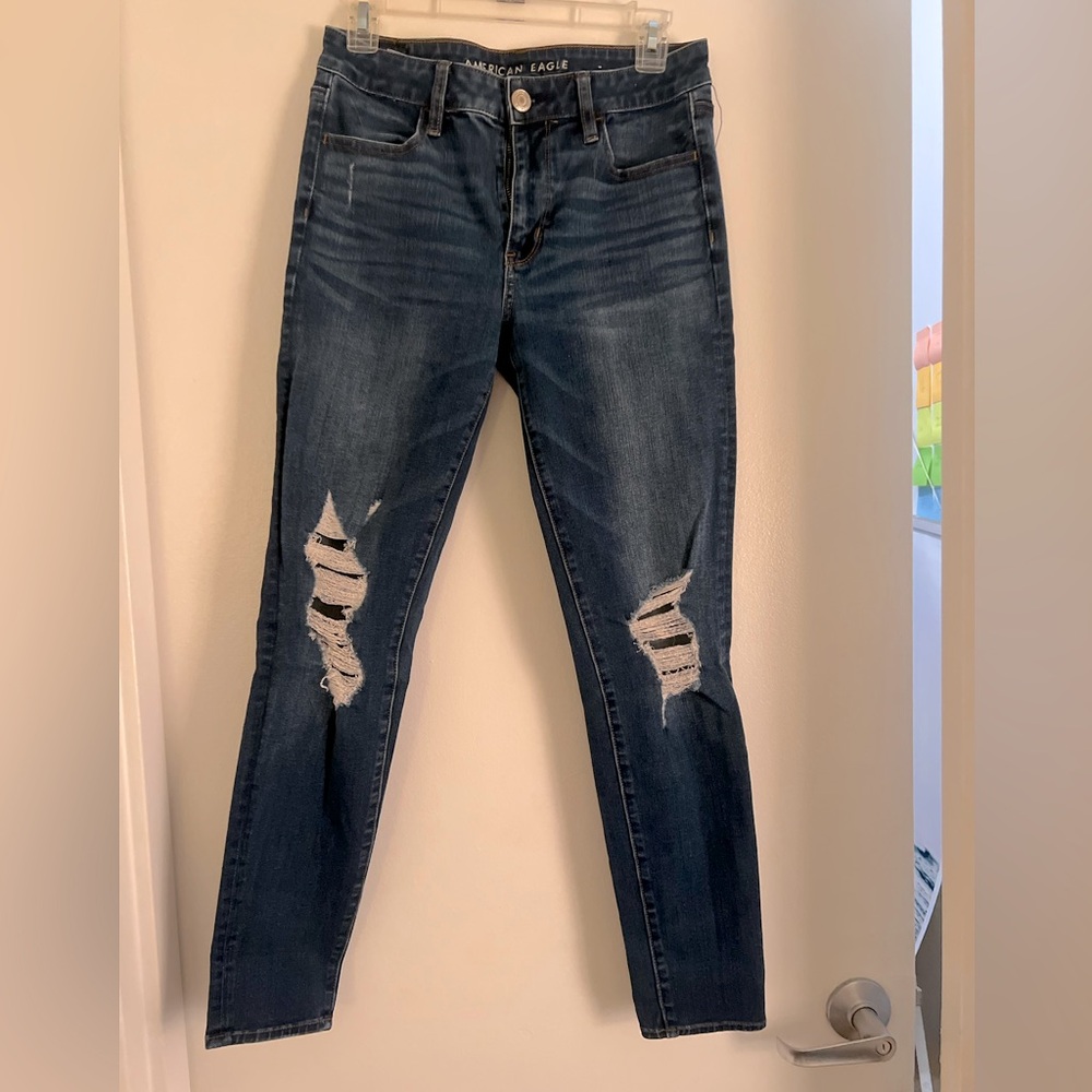 American Eagle Ripped Skinny Jeans